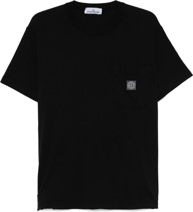 Actual product image Stone Island T-shirts And Polos Black (S)