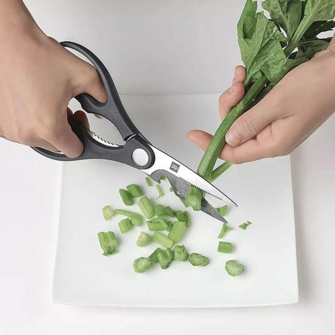 Produktbild Huohou 6-tlg. Küchenmesser Set inkl. Holzmesser Block
