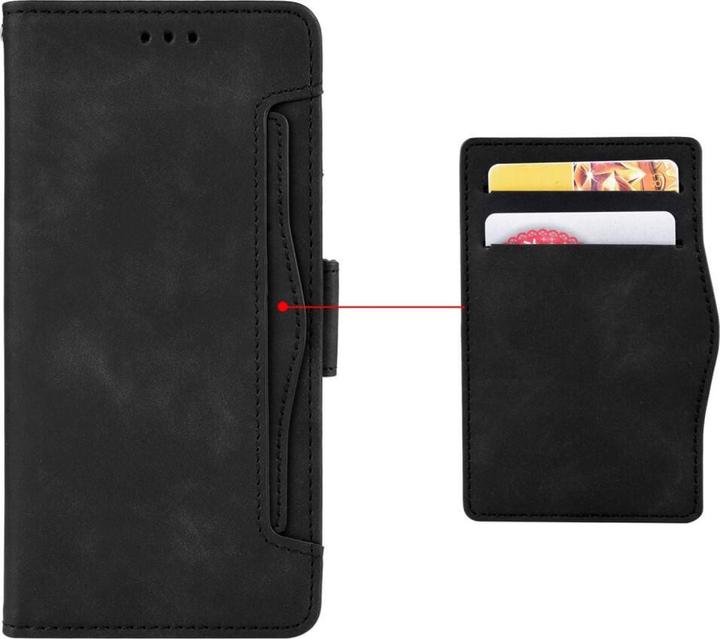 Actual product image Cover-Discount Xiaomi 13T / 13T Pro - Case with many card slots black (Xiaomi 13T)