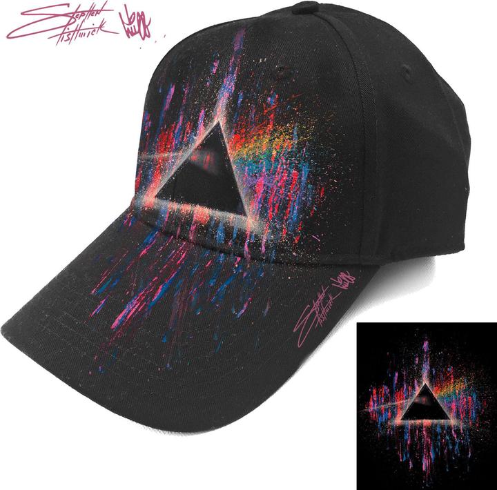 Actual product image Pink Floyd DSOTM Pink Splatter Baseball Cap