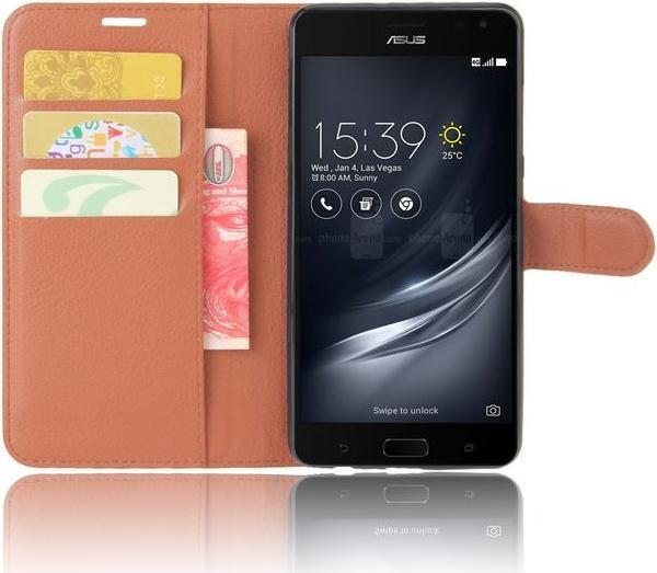 Produktbild MU Classic Leder Hülle mit Litchitextur (Asus Zenfone AR)