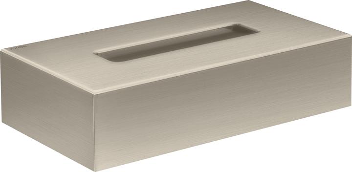 Axor Cosmetic tissue box Universal Circular brushed nickel