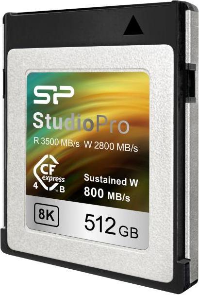 Actual product image Silicon Power StudioPro CFexpress 4.0 Type B 512GB 3500MB/s (512 GB, CFexpress type B)