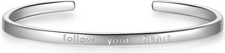 Produktbild Glanzstücke München Damen follow your heart Sterling Silber silber 17,0 cm, flexibel einstellbar - 9826 (17 cm, Sterling Silber)