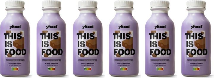 YFood Fudge Brownie (Brownie, 6 x)