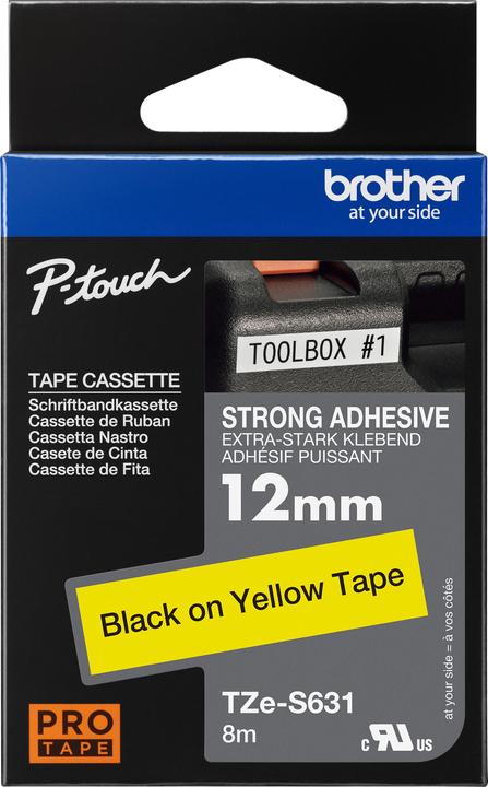 Actual product image Brother Tze-S631 (1.20 cm, Grey)