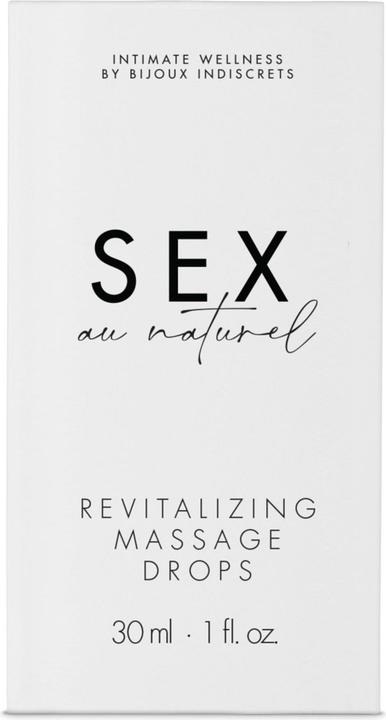 Actual product image Bijoux Indiscrets Sex au Naturel Revitalizing Intimate Massage Gel (30 ml)