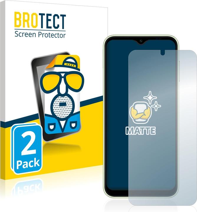 Produktbild BROTECT Entspiegelungs-Schutzfolie Displayschutz Matt (2 Stück, Samsung Galaxy A14 5G)