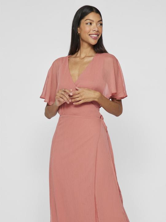Image du produit Vila Maxi robe portefeuille à manches courtes (40)
