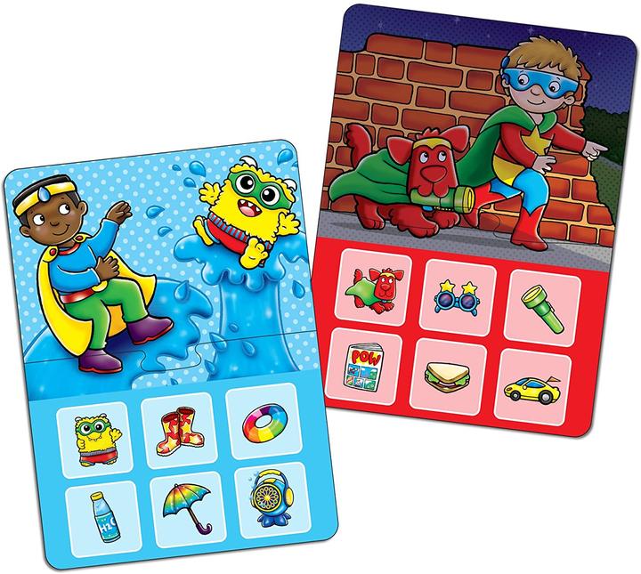 Actual product image Orchard Toys Board Game Superhero Lotto (in English) (English)