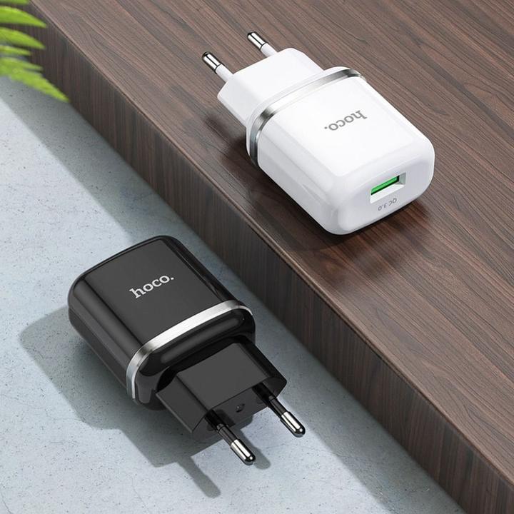 Produktbild Hoco N3, 18W, 3A, 1 x USB-A, schwarz (18 W)