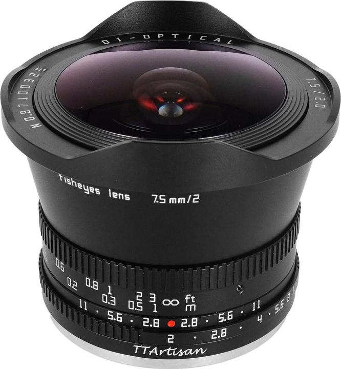Produktbild TTArtisan 7.5 mm, f/2.0 (Micro Four Thirds, APS-C / DX)