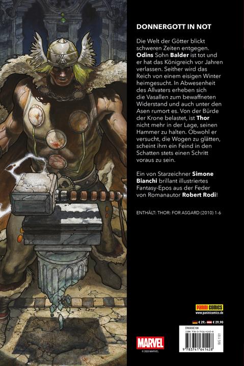 Actual product image Panini Marvel Must-Have: Thor - Für Asgard (German, Reinhard Schweizer, Robert Rodi, Simone Bianchi, 2025)