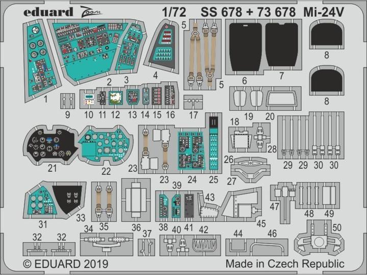 Produktbild Eduard Mi-24V for Zvezda