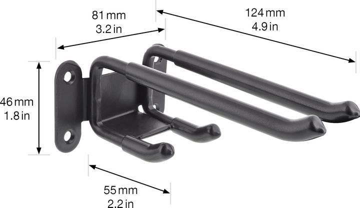 Produktbild Wagner System design yourself Wandhalterung WH 2093 schwarz