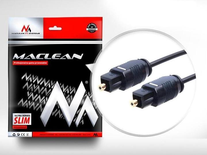 Image du produit Maclean MCTV-750 - Câble, Optique, Toslink T-T, ULTRA SLIM, 0,5m (0.50 m, TOSLINK)