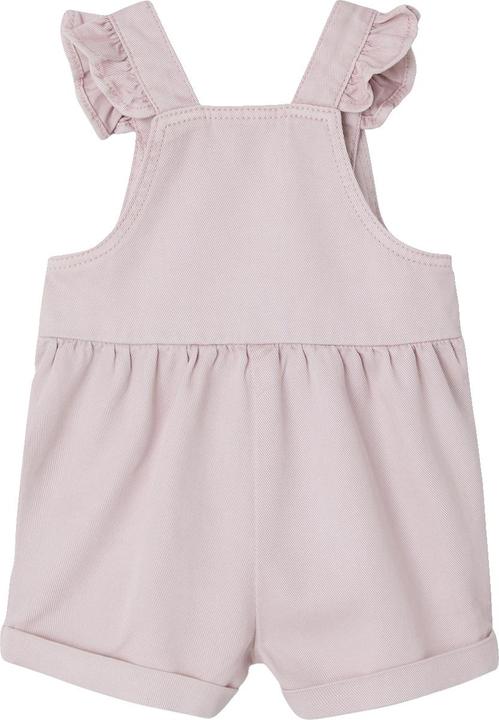 Actual product image Vertbaudet Kurze Baby Latzhose mit Volants, Lyocell/Baumwolle (68)