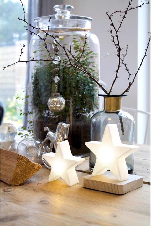 Actual product image 8 seasons design Motif light LED Shining Star Micro XS 9 cm, White (110 lm)