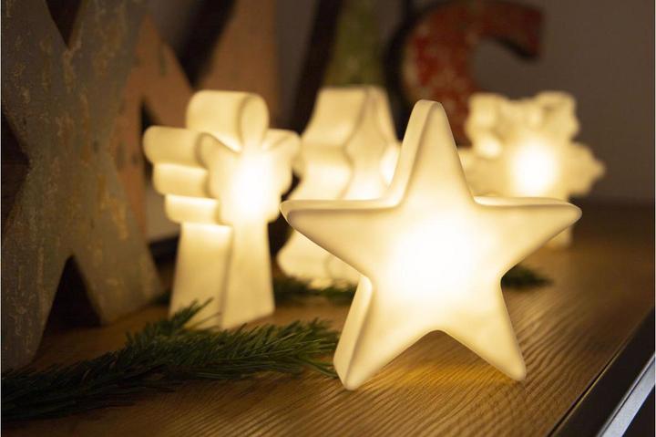 Actual product image 8 seasons design Motif light LED Shining Star Micro XS 9 cm, White (110 lm)
