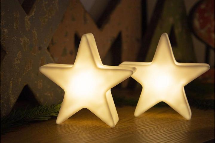 Actual product image 8 seasons design Motif light LED Shining Star Micro XS 9 cm, White (110 lm)