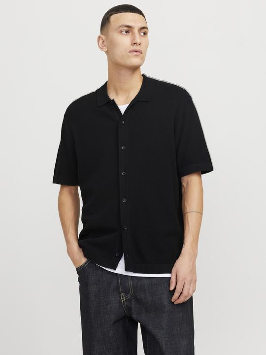Actual product image Jack & Jones Jjeemil Knit Structure Shirt Ss Sn (L)