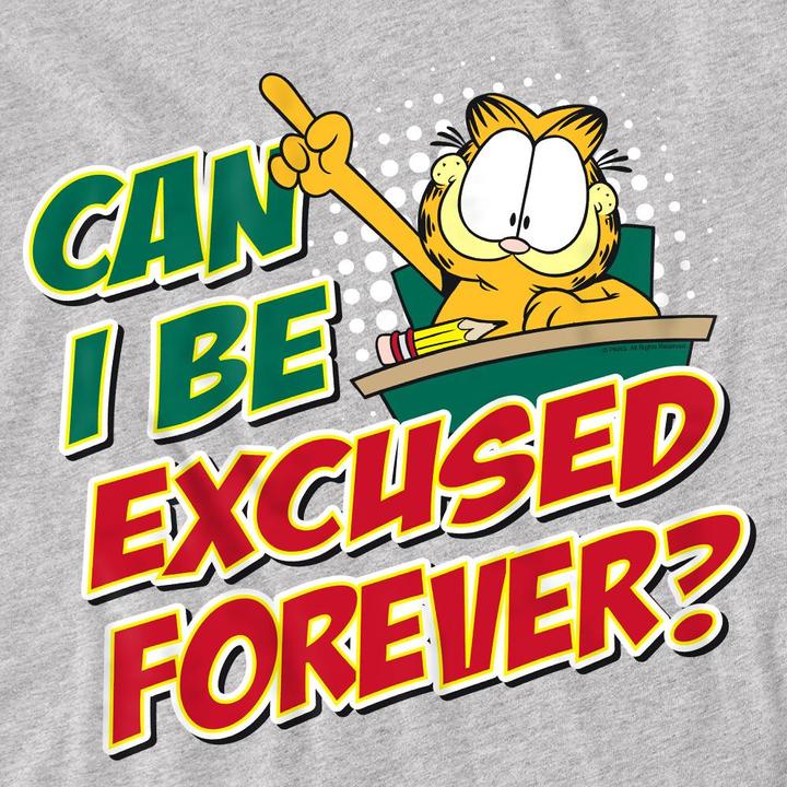 Immagine prodotto Garfield Excused Forever Maglietta Uomo (4XL)