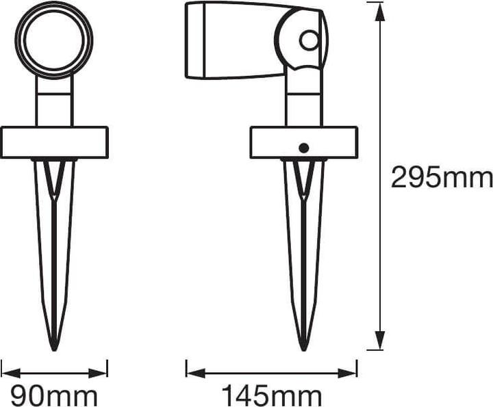 Produktbild Ledvance LED Wandleuchte Dekorative Strahler für Aussenanwendungen mit WiFi Technologie (260 lm, IP44)