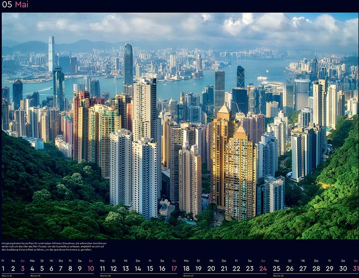 Produktbild Metropolen - Wandkalender 2026 (60 x 45 cm, Harter Einband, Deutsch)