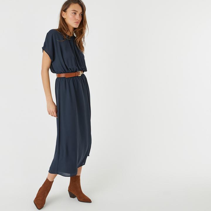 Produktbild La Redoute Collections Ausgestelltes Maxikleid mit gesmokter Taille (42)
