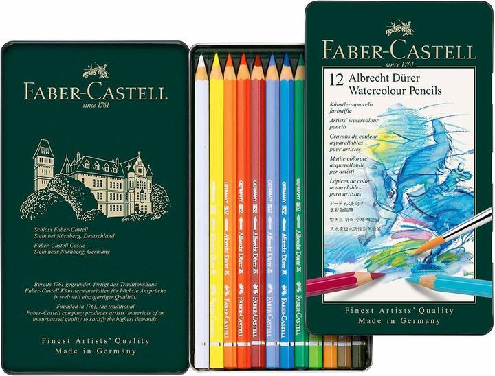 Immagine prodotto Faber-Castell Matita acquerello Albrecht Dürer (Multicolore, 12 x)