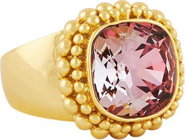 Steinkult Cocktailring "Aisha" (56, 750/18 K Gold)