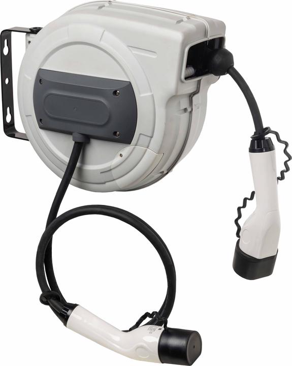 Actual product image As - Schwabe Aufroller für Elektroauto-Ladekabel 2 + 8 m (Type 2, 11 kW, 16 A, 8 m)
