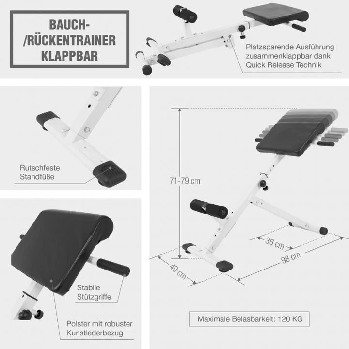Produktbild Gorilla Sports Hyperextension Rückentrainer