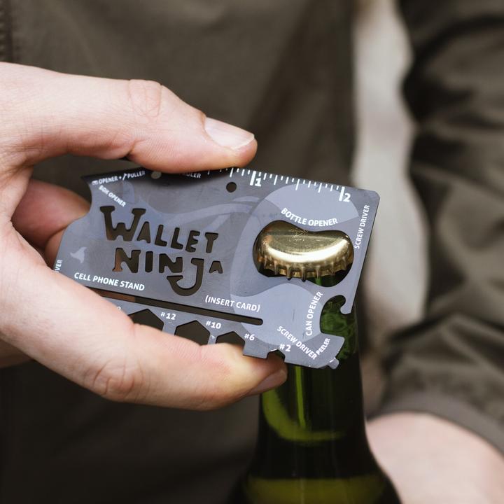 Actual product image Wallet Ninja 18in1 Multi-Tool (18 Functions)