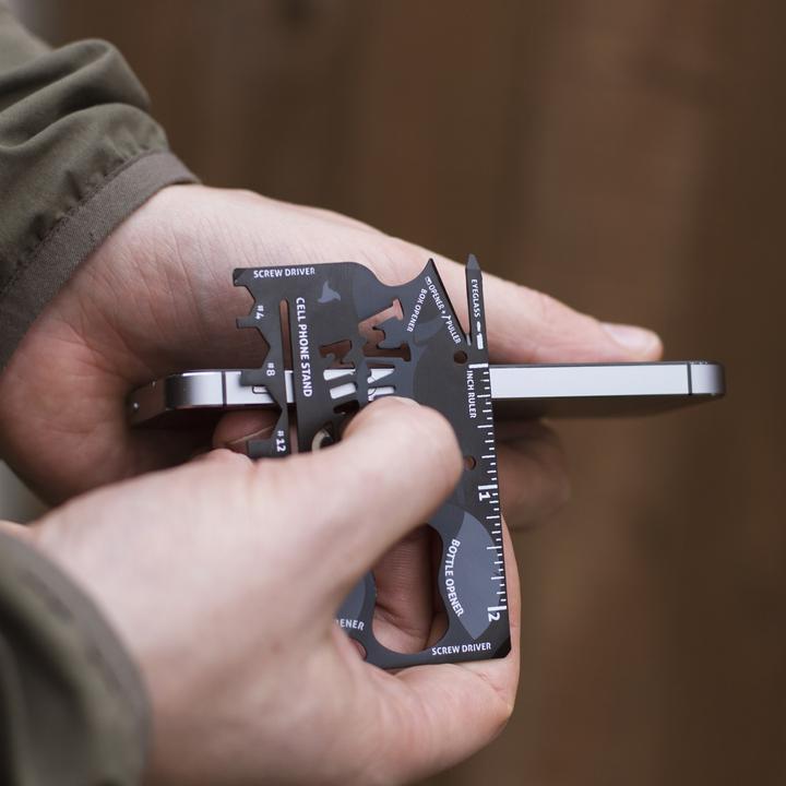 Actual product image Wallet Ninja 18in1 Multi-Tool (18 Functions)