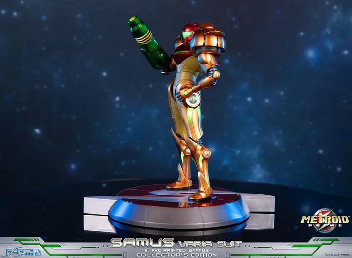 Actual product image First 4 Figures Metroid Prime PVC Statue Samus Varia Suit Collector's Edition 27 cm