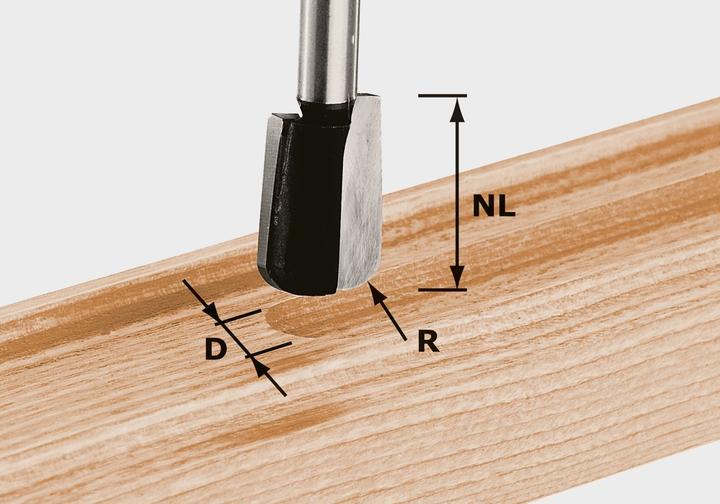 Image du produit Festool Fraise à goulotte HW S8 R5