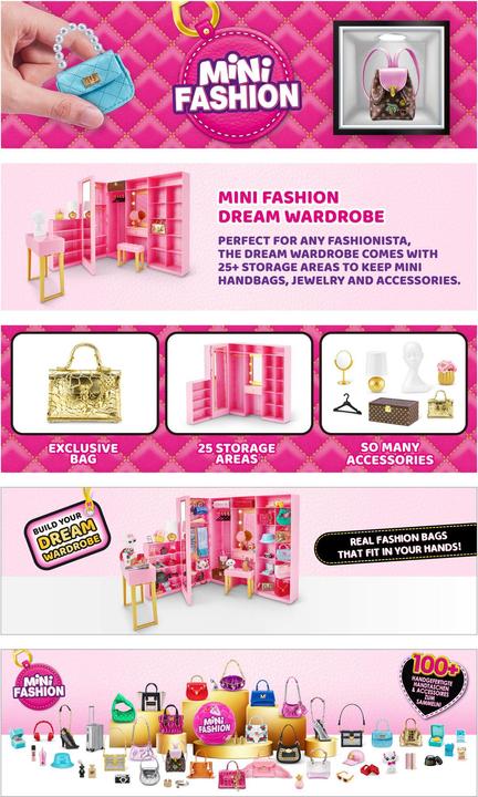 Actual product image Zuru Fashion Mini Brands S1 DREAM WARDROBE