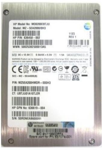 Actual product image HPE Solid State Drive 200 GB SATA (200 GB, 2.5")