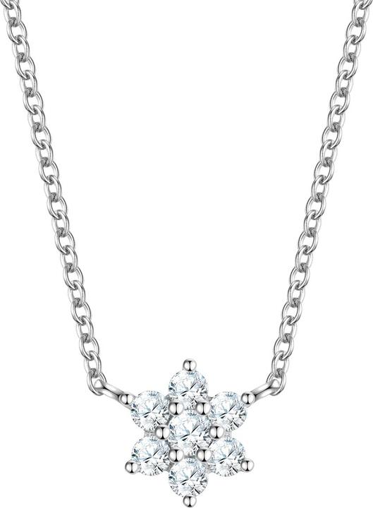 Immagine prodotto Glanzstücke München Collana da donna con stella in argento - 34518 (Argento, 40 - 45 cm)