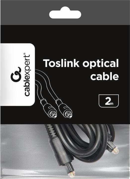 Actual product image Gembird Digital audio cable (optical) (2 m, Optical)