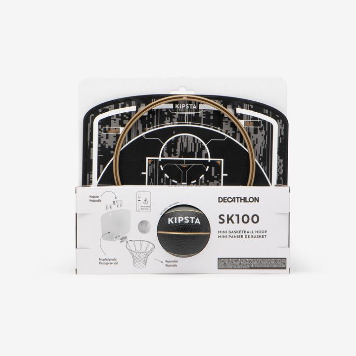 Produktbild Kipsta Mini Basketballkorb - SK100 schwarz/gold