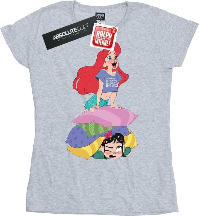 Disney Wreck It Ralph Ariel And Vanellope TShirt (L)