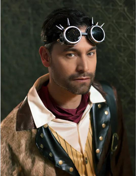 Actual product image Boland Steampunk glasses cyberpunk