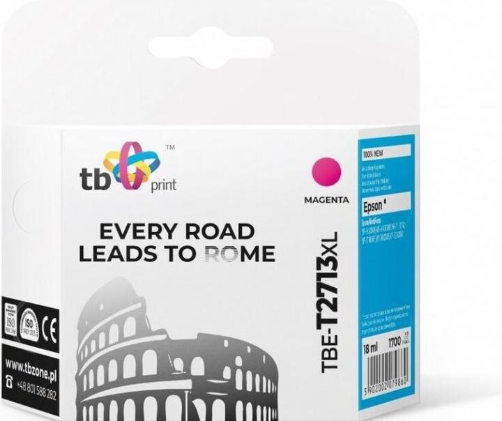 Image du produit Tusz do Epson WF-3620 TBE-T2713XL magenta 100% nowy