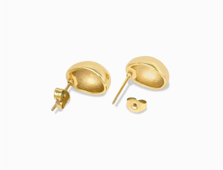 Actual product image Sensora Jewelry Bean Gloss Earrings (Stainless steel)