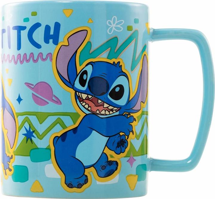 Actual product image Pyramid Lilo & Stitch fuzzy mug Stitch (440 ml, 1 x)