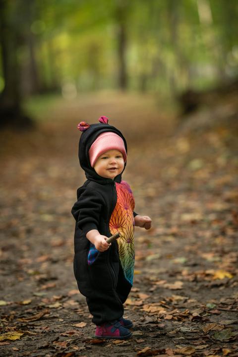 Produktbild Lennylamb Bear Romper - Rainbow Lotus (80)