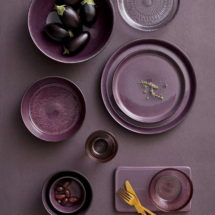 Immagine prodotto Bitz Piatto di pasta 6 pezzi, nero viola (6 x, 20 cm)