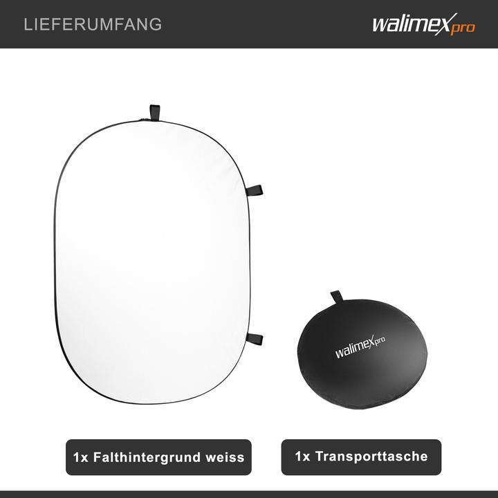 Productafbeelding Walimex Opvouwbare achtergrond (140 cm, 195 cm)
